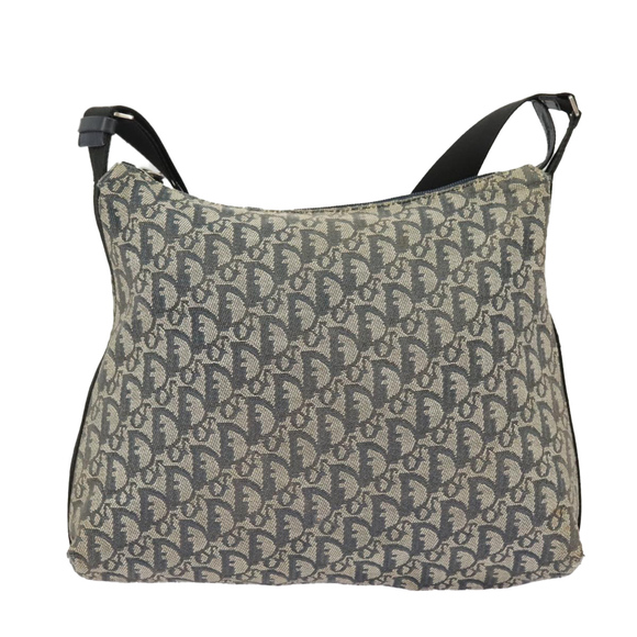 Christian Dior Trotter Canvas Shoulder Bag Navy Silver Auth bs19758 - Picture 13 of 16